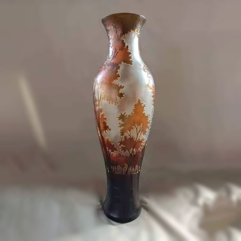 アンティーク ガラス 置物 アール・ヌーヴォー Antique - www