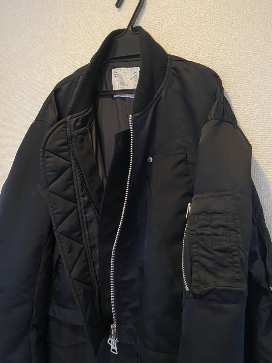 Yahoo!オークション - 「sacai」22ssレイヤードMA-1 完売 サカイ Yahoo!オークション - 「sacai」22ssレイヤードMA-1 完売 サカイ