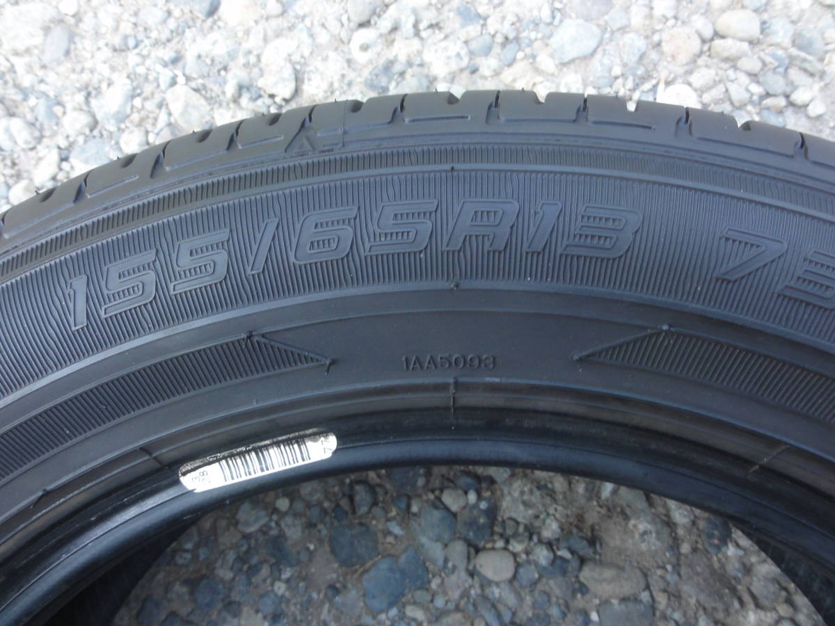 バリ山 ◆155／65Ｒ13 ◆ DUNLOP EC202 ◆ 4本セット2021年式_画像10