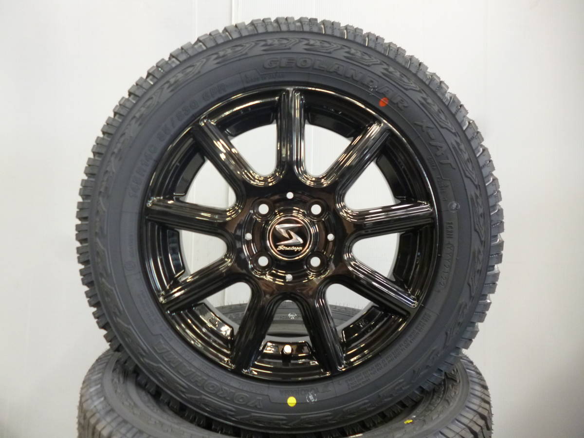 ヨコハマジオランダーXAT☆145R14ゴツゴツセット☆アゲバンアゲトラ