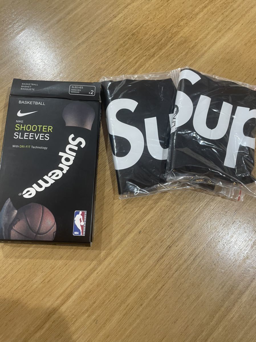 値頃 supreme アームスリーブ L XL シューティングスリーブ ブラック