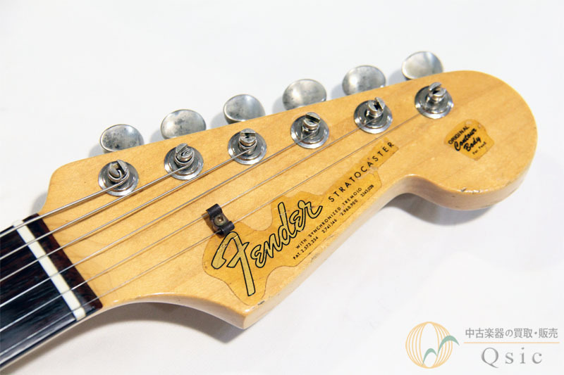 [美品] Fender Custom Shop 1965 Stratocaster Relic Shoreline Gold 【Abigail Ybarraサイン入りピックアップ搭載】 2013年製 [XH379]_画像5
