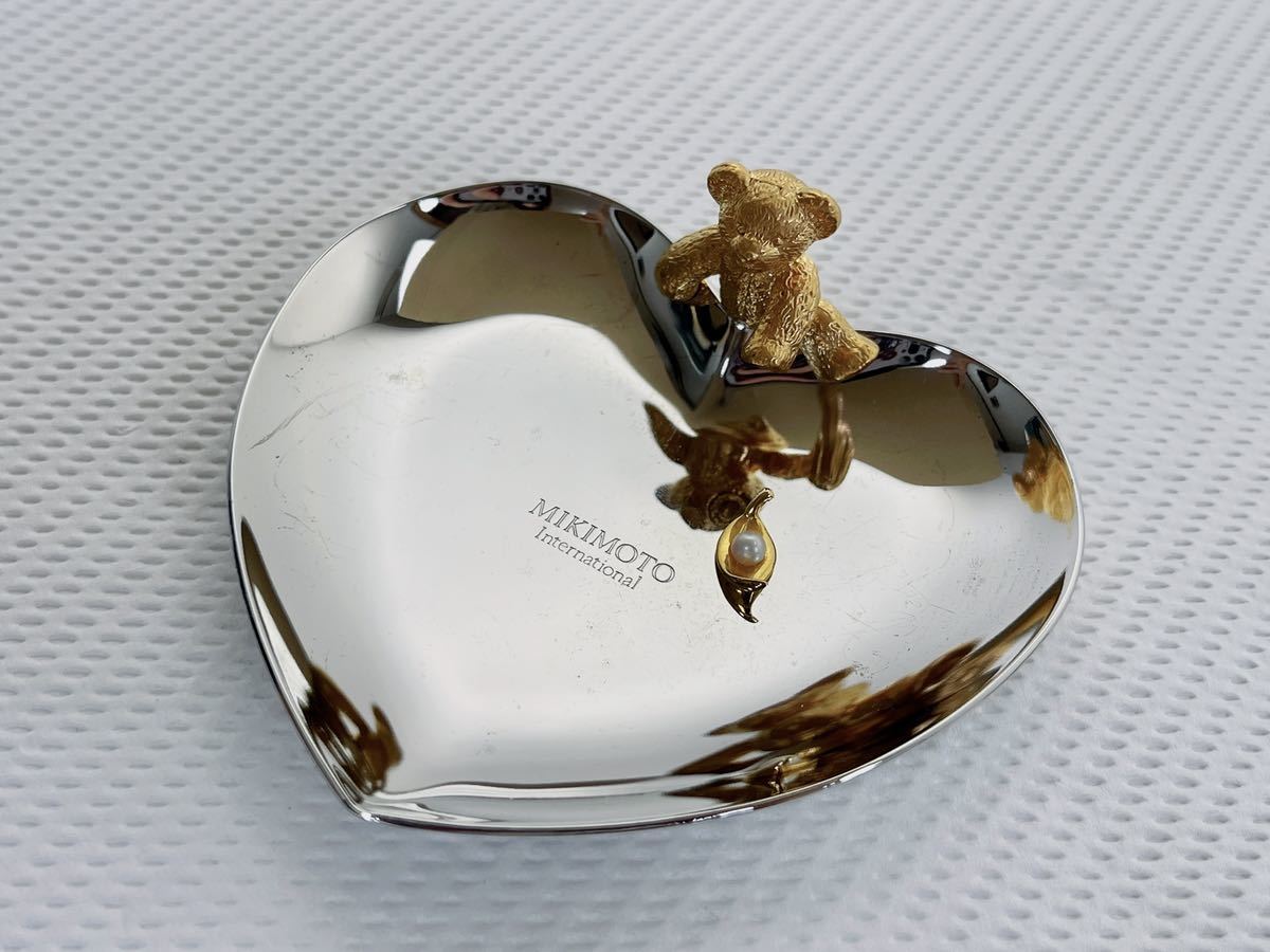 クラシック 【MIKIMOTO】ミキモト アクセサリートレイ くま 小物入れ クラシック 【MIKIMOTO】ミキモト アクセサリートレイ くま 小物入れ