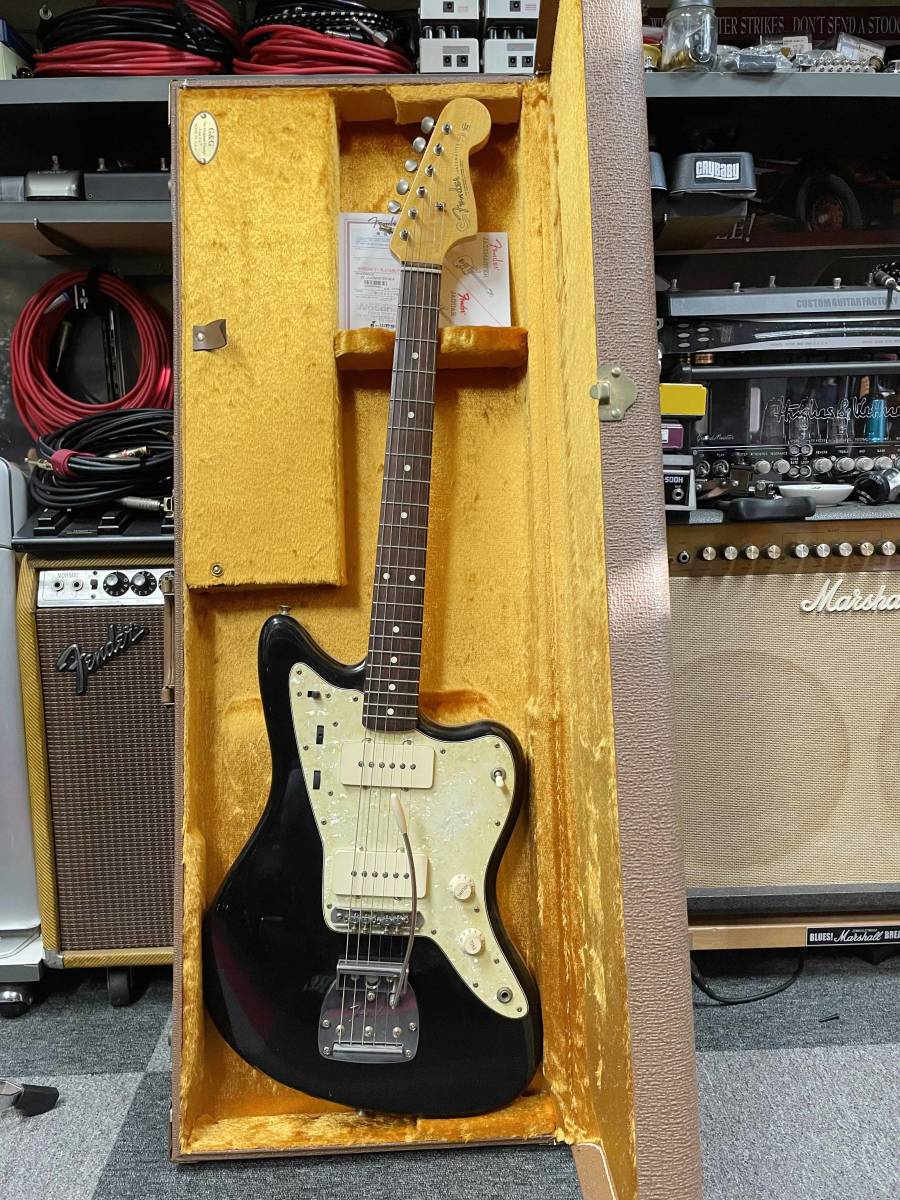 Fender USA JAZZMASTERブラックその2.マスタリーブリッジ搭載！
