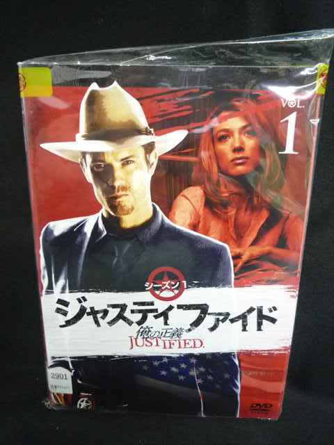 xs581 レンタル版▽DVD JUSTIFIED ジャスティファイド 俺の正義 シーズン1 全6巻 ※ケース無_画像1