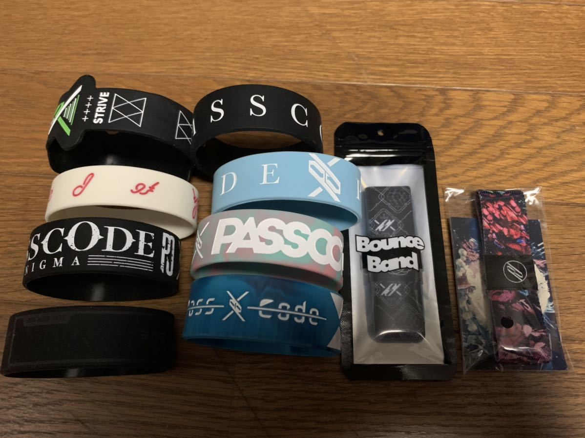 PassCode パスコード ラバーバンド 缶バッジ キーホルダー PassCode パスコード ラバーバンド 缶バッジ キーホルダー