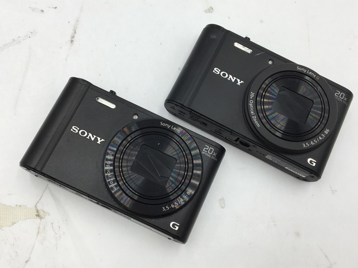 ♪△【SONY ソニー】コンパクトデジタルカメラ 2台セット DSC-WX350他