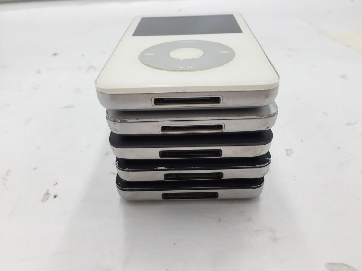 ♪▲【Apple アップル】iPod classic 第5世代 160GB/80GB/30GB 5点セット A1238 A1136 まとめ売り 0609 9_画像4