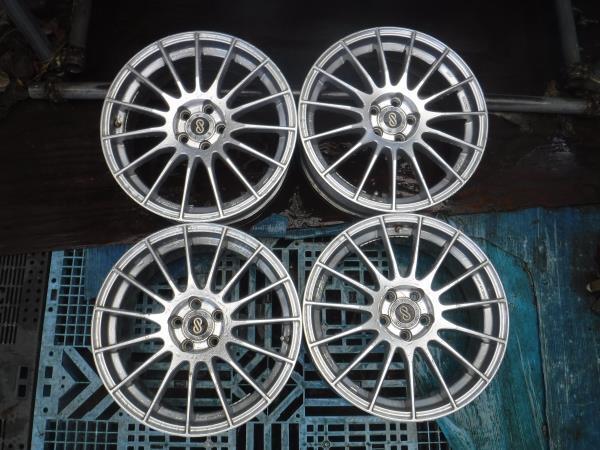 速くおよび自由な 17×7j 4本 美品ホイール プリウス エンケイ RS05