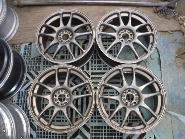 送料無料☆WORK エモーション CR 改 ホイール 4本 18×7.5j OFF+48 5穴 PCD100 18インチ☆32032_画像1