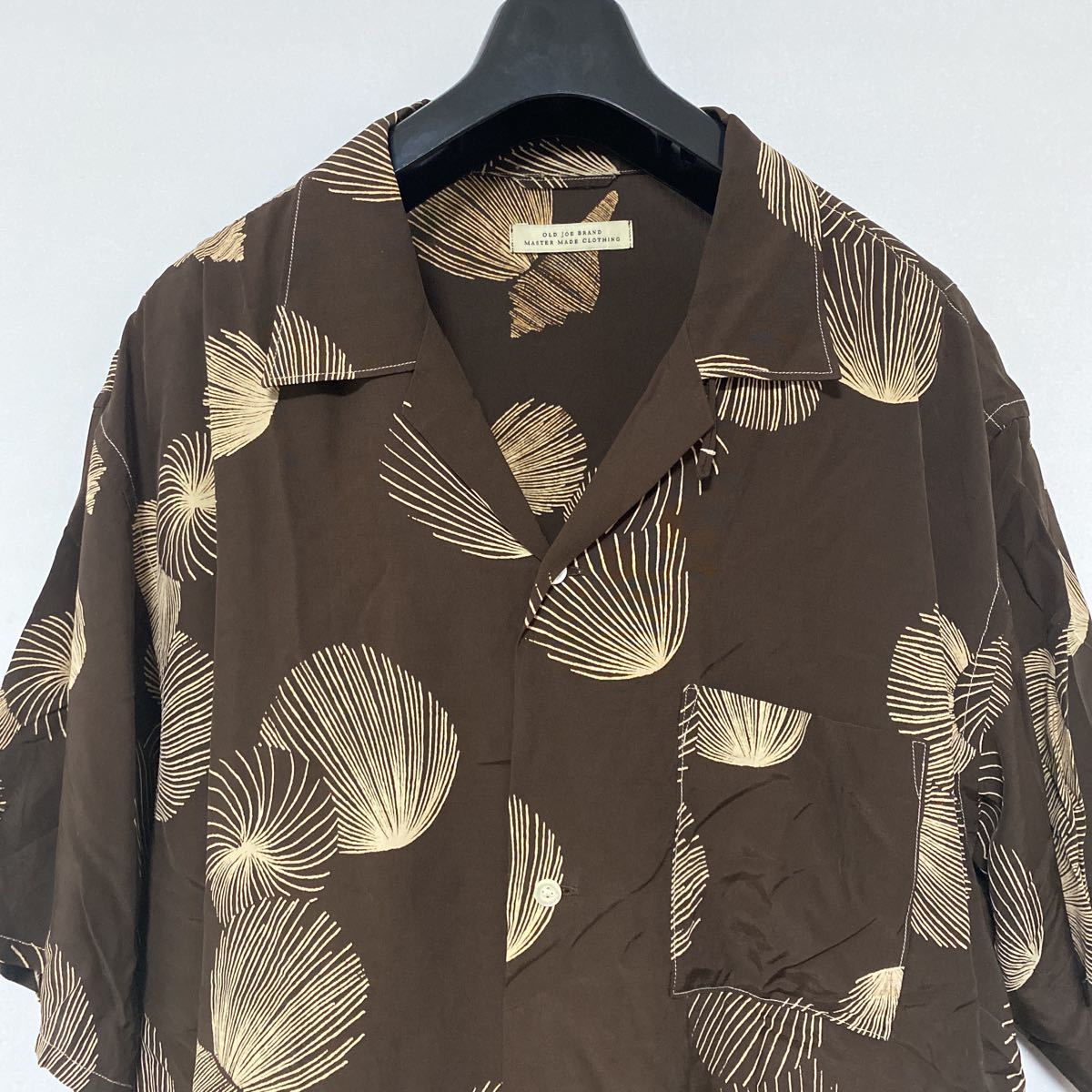 美品 old Joe オープンカラー レーヨン アロハ シャツ 16 1/2