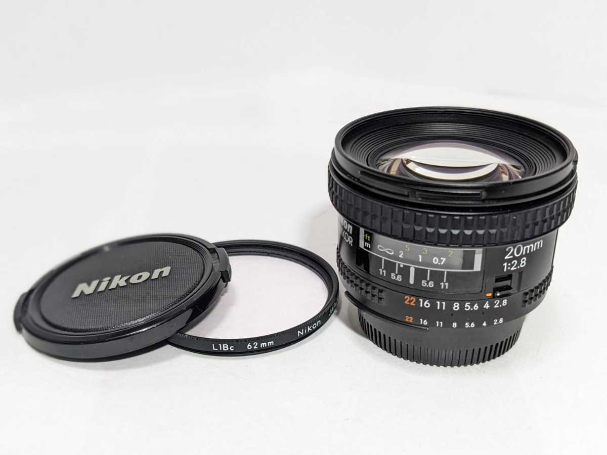 人気☆Nikon AF NIKKOR 20mm 1:2.8☆ニコン 単焦点レンズ