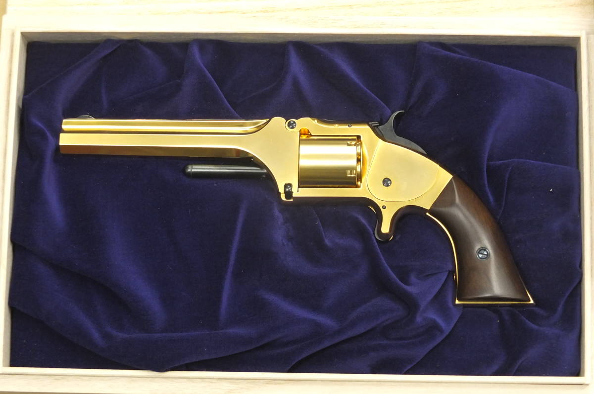 マルシン 「坂本龍馬の銃」 ゴールドABS モデルガン ダミー 桐箱入り