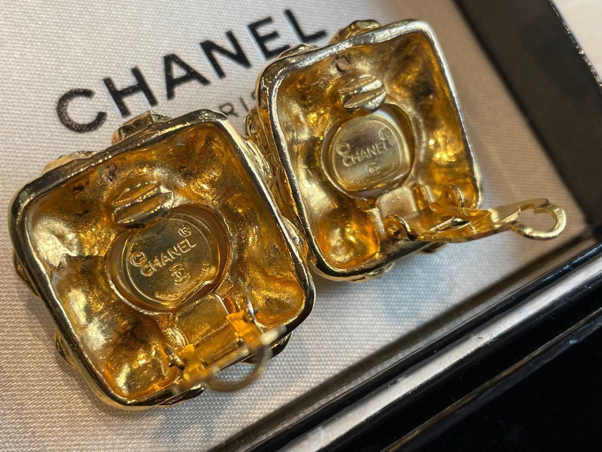 CHANEL シャネル イヤリング ヴィンテージ ゴールドパール 大ぶり 刻印