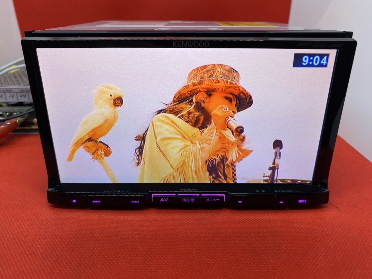 KENWOOD 上級ナビ MDV L フルセグ 最新地図 取扱説明書付き