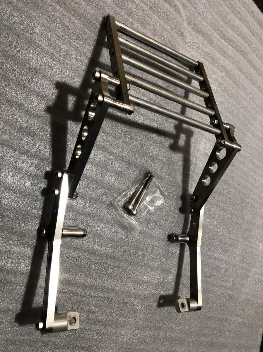 ボアエース 製 boreace SR400 SR500用ジュラルミンリアキャリア 美品