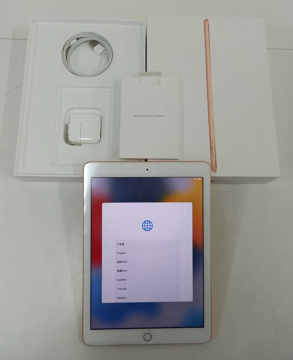 □B Apple iPad 第6世代 Wi-Fi モデル 32GB ゴールド GOLD A1893 品