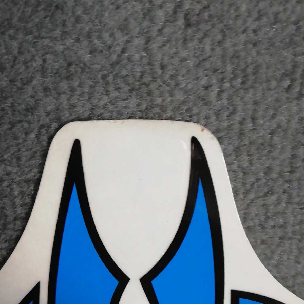  new goods unused regular goods genuine article manta limitation extra-large sticker blue / black . taking . width some 30cm length some 17.8cm surface coating thickness .B postage Y230~