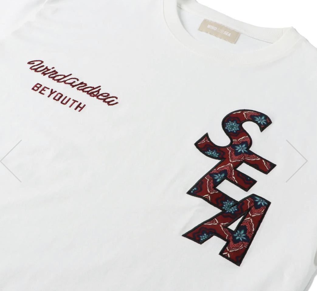 WIND AND SEA (PATTERN) S/S TEE 白 Mサイズ 新品未使用 3