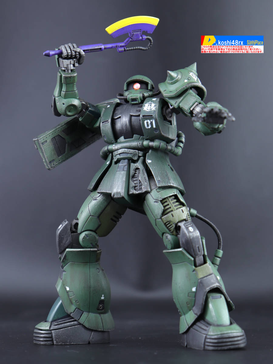HG 1/144 ククルス・ドアン ザク 徹底改修塗装済完成品 機動戦士