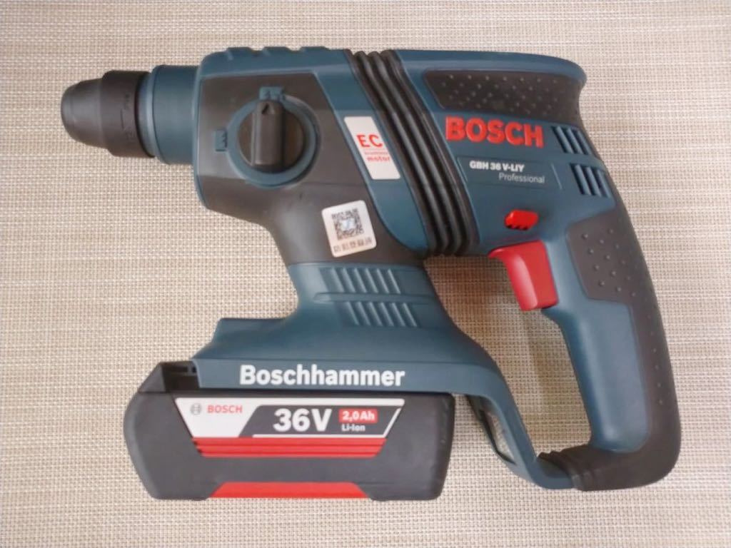 送料無料 匿名 BOSCH 36vハンマードリル バッテリー2個・充電器ケース