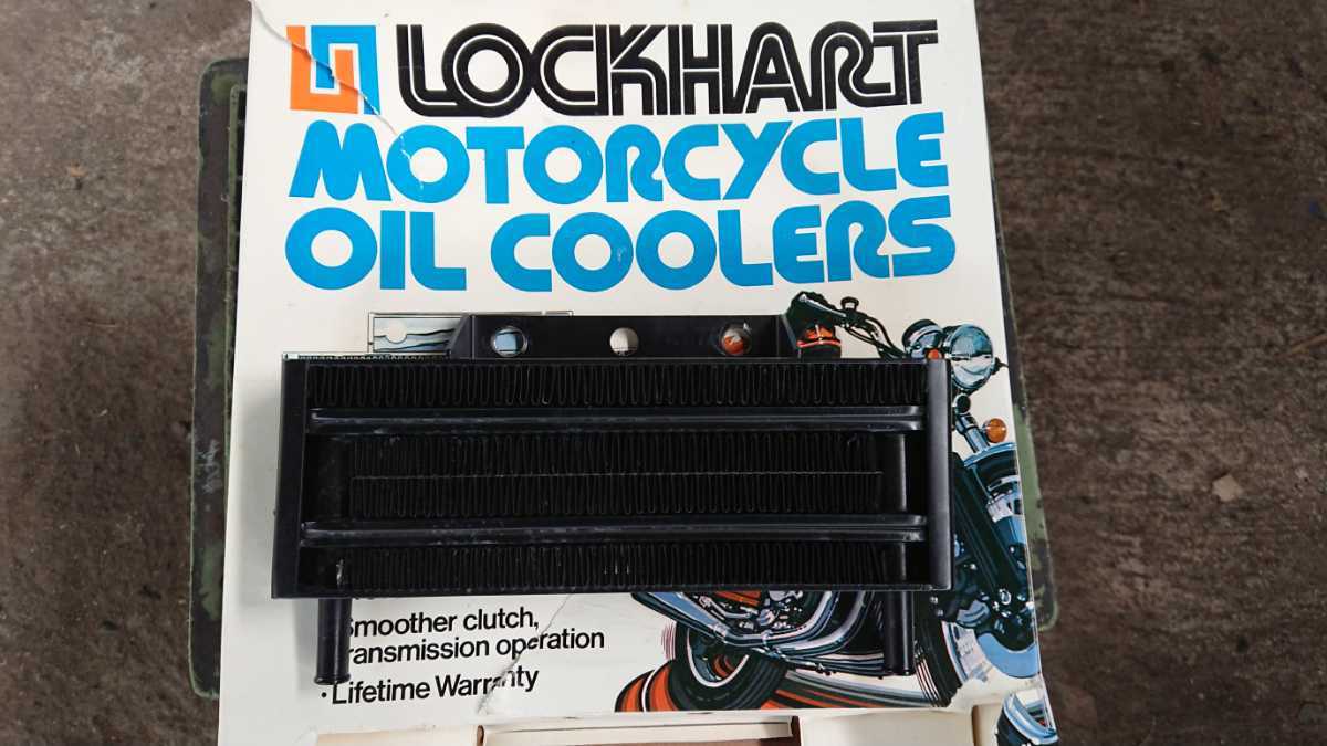 ロックハート オイルクーラー 当時物 美品 ロックハートオイルクーラー