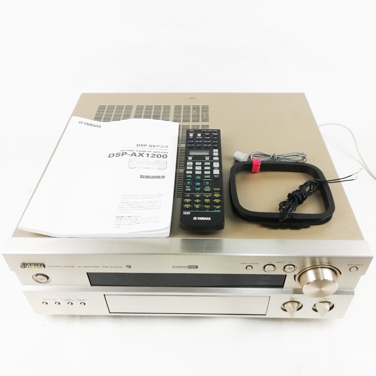 AVアンプ YAMAHA ヤマハ DSP-AX1200 リモコン付き Yahoo!オークション - 【超美品 純正リモコン付属】ヤマハ