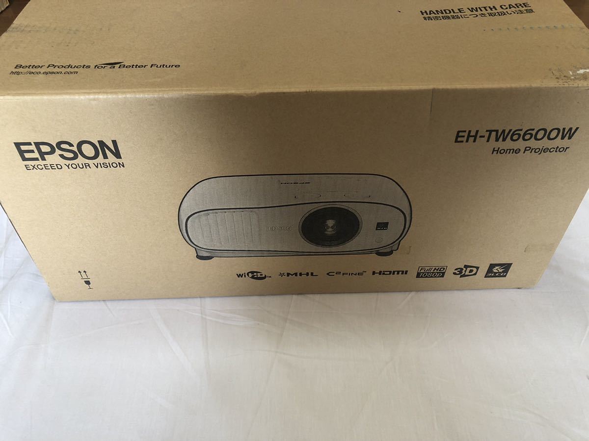 美品】EPSON エプソン EH-TW6600W ホームプロジェクター ワイヤレス