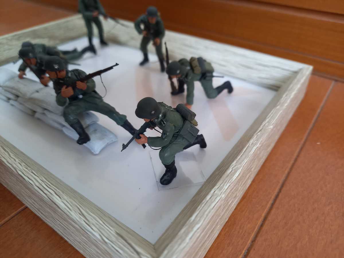 タミヤ 1／35　ドイツ　進撃セット　完成品_画像2