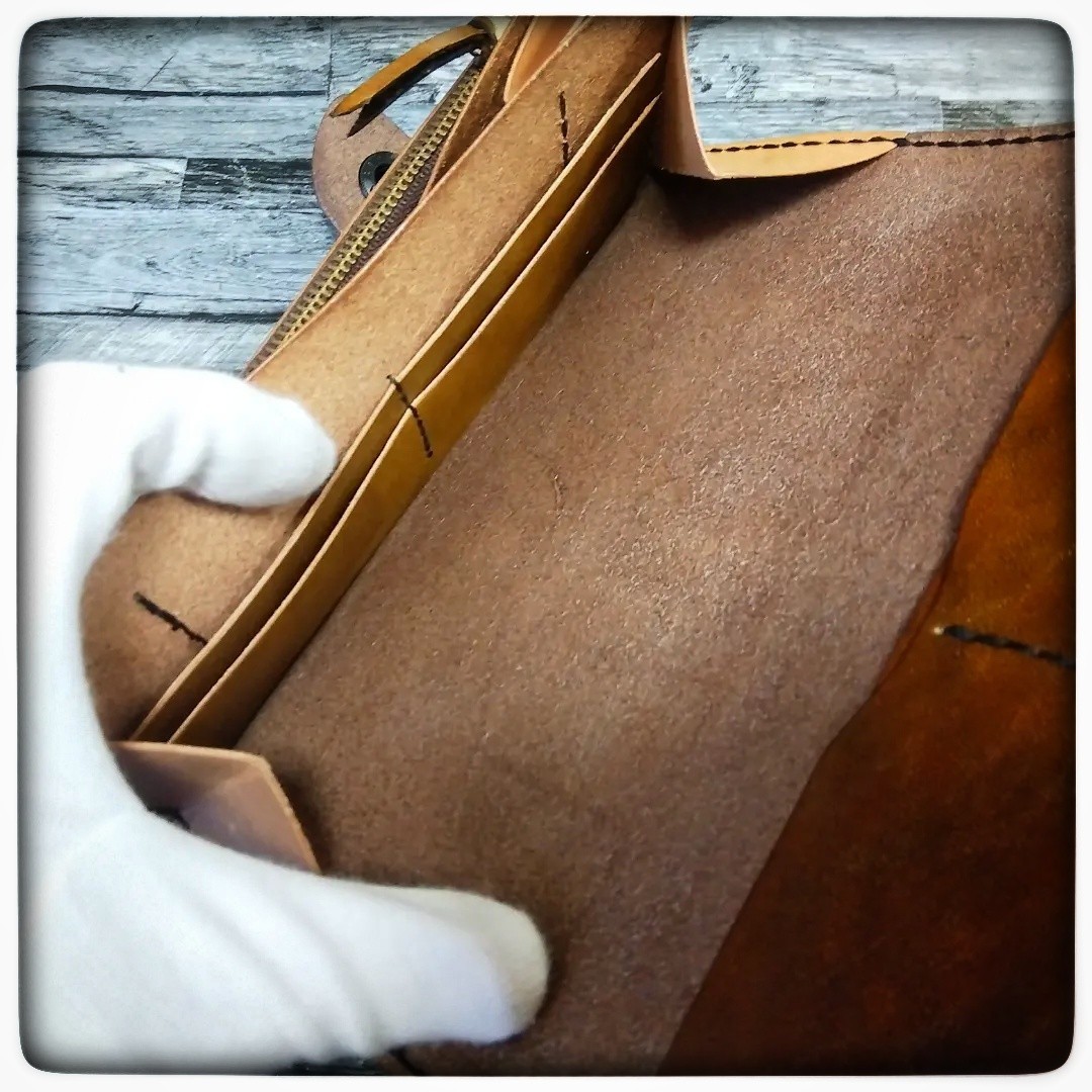 ●ITALIAN　Leather　SMITH　Long  Wallet●