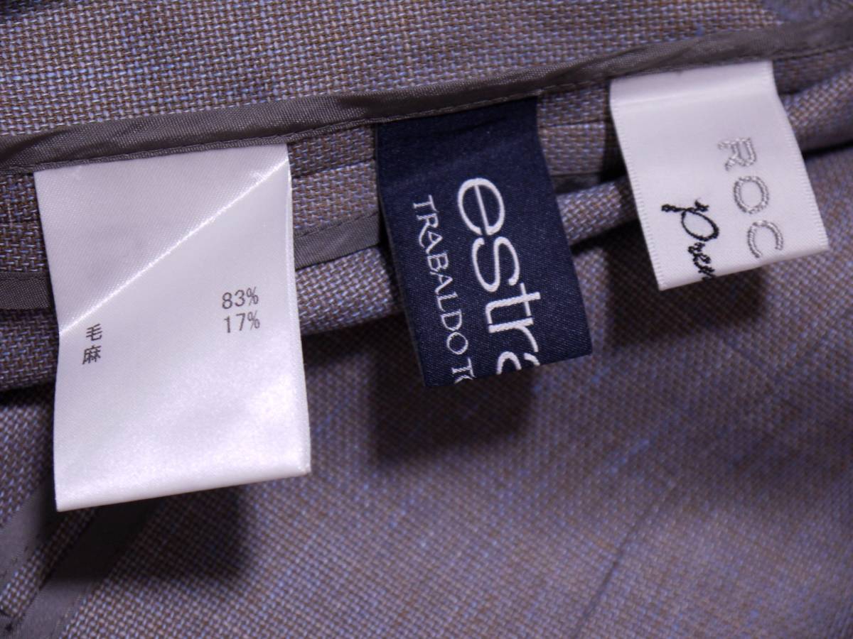 レリアン Leilian ロシャス ROCHAS 新品 高級ブティック商品 ショートジャケット 日本製 上品 シンプル ブラウン系 Mサイズ B197_画像4