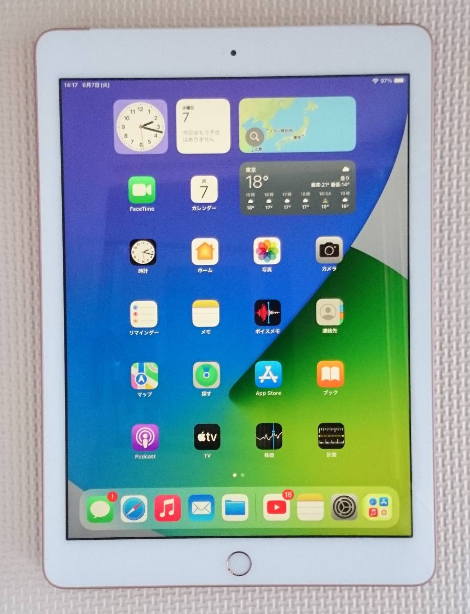 超美品:ＳＩＭロック解除済:利用制限〇】docomo iPad 第6世代 WiFi+