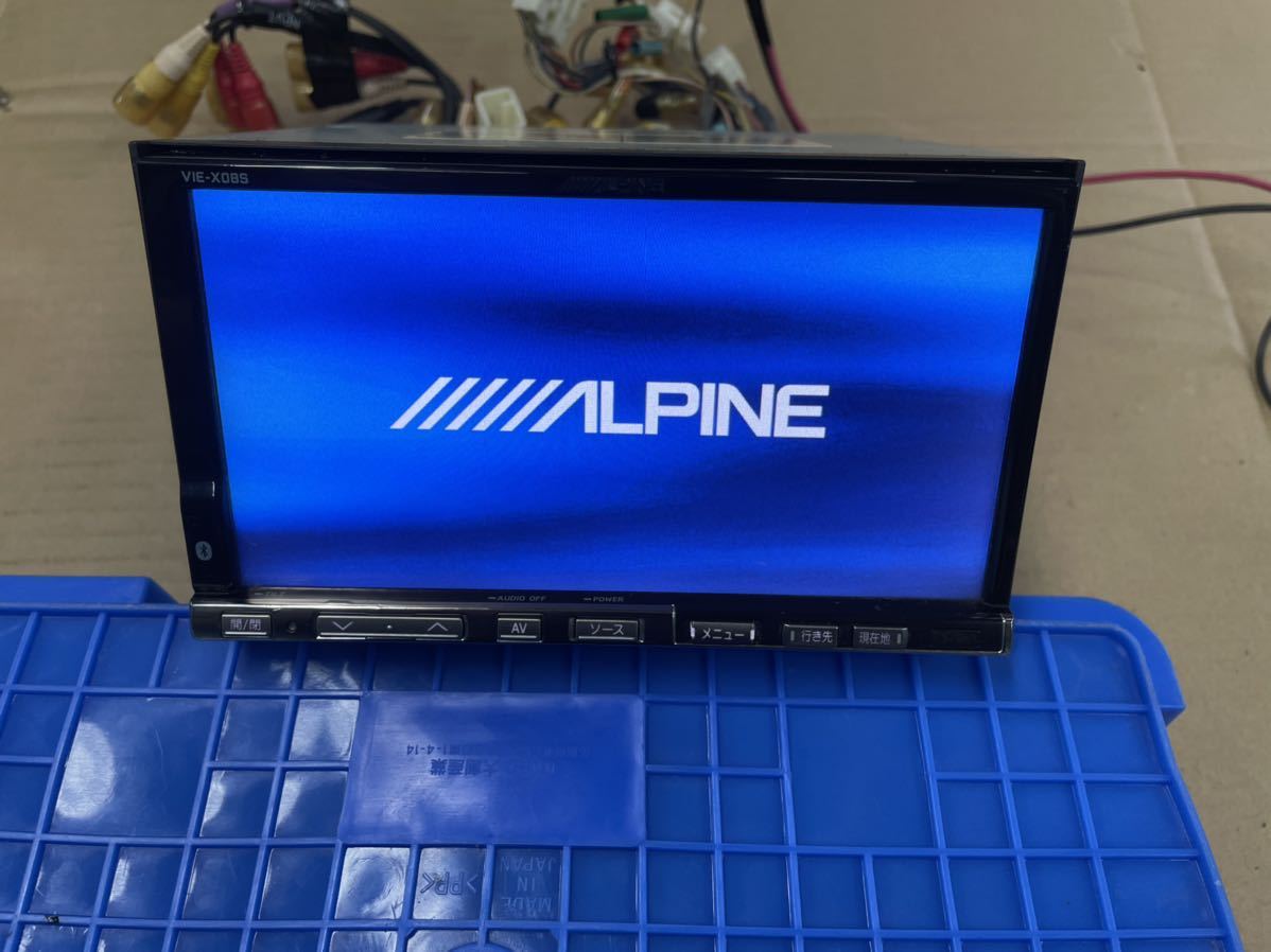Q ALPINE アルパイン VIE-X08S HDDナビ フルセグ/CD/DVD/Bluetooth