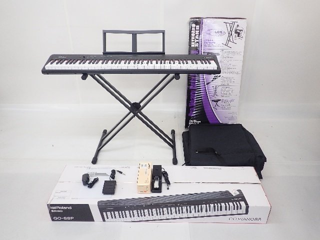 良品】 Roland ローランド 電子ピアノ GO:PIANO88/GO-88P DP-10 ペダル