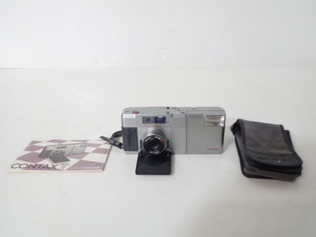 ラッピング無料】 Contax T初代 + 純正ストロボ T14 AUTO フィルム