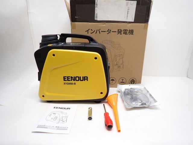 未使用開封品】 EENOUR XYG950i-B インバーター発電機 カセットボンベ