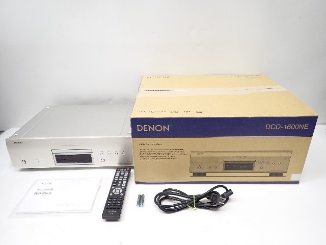 外観良好 DENON デノン DCD-1600NE SACD/CDプレーヤー CDデッキ 説明書