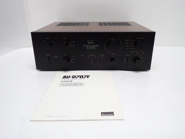 Sansui AU-D707F プリメインアンプ インテグレーテッドDCアンプ 山水 サンスイ 説明書付 ♪ 667D5-5