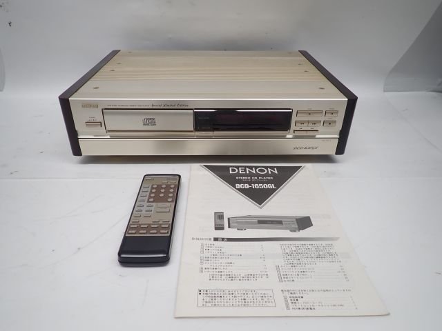 DENON デノン CDプレーヤー DCD-1650GL リモコン付-