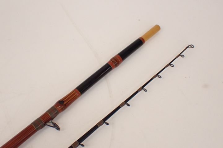 ヤフオク! - 横浜和竿 汐よし作 2本継 カワハギ セミ鯨穂 浅場 2....