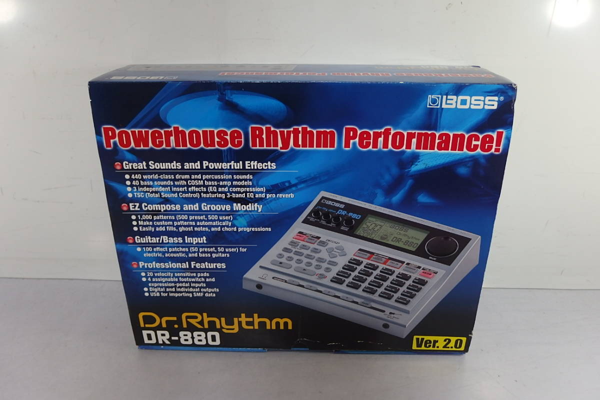 ◇未使用 BOSS(ボス) Dr.Rhythm リズムマシン DR-880 Ver.2.0 Dr