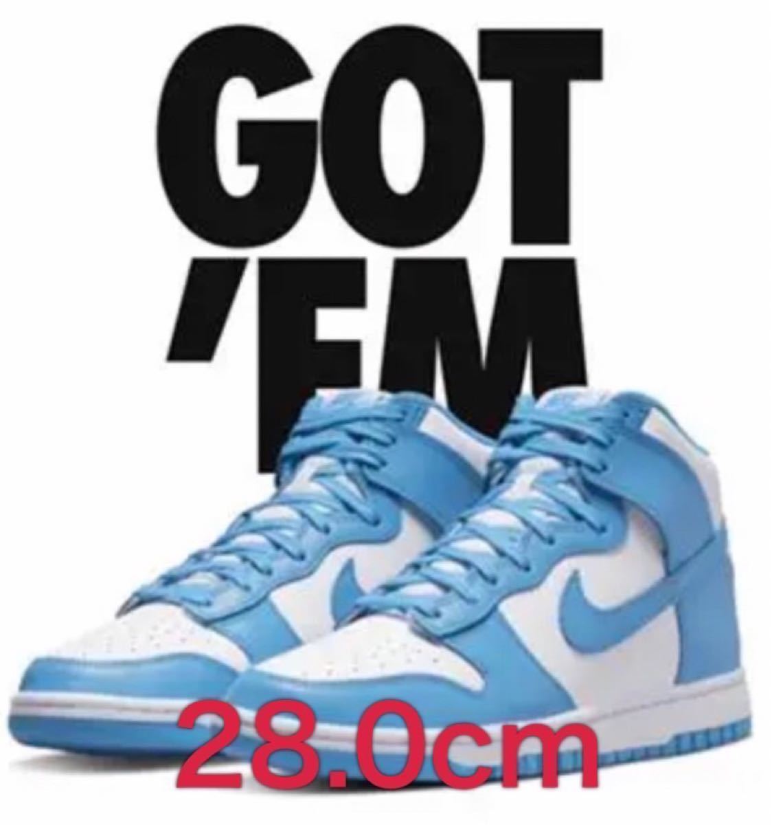 NIKE ダンクハイ チャンピオンシップブルー 28.0