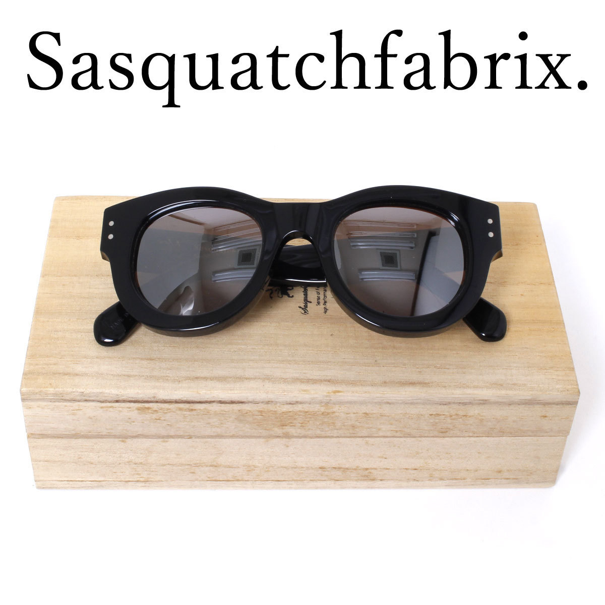 Sasquatchfabrix. RAWLIFE SUNGLASS size47□25-150 BLACK/SLV Mirror