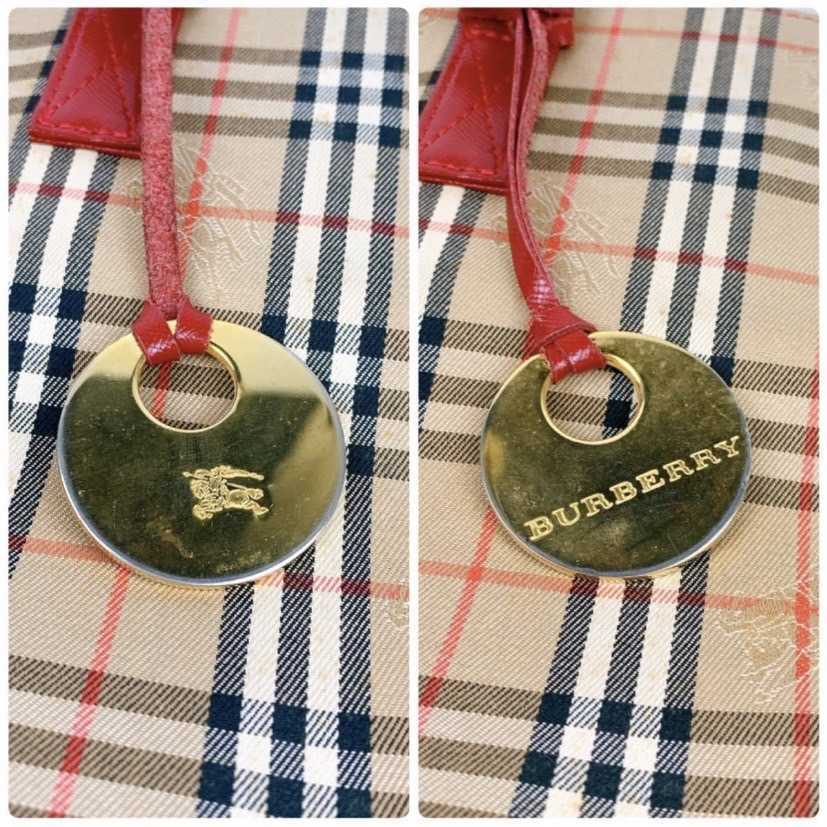 1円 BURBERRY 【美品 正規品】 バーバリー トートバッグ ショルダー