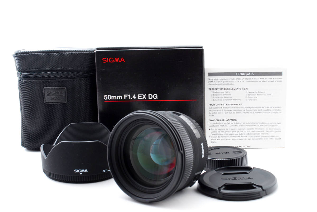 SIGMA 単焦点 50mm F1.4 EX DG HSM ニコンFマウント - 通販