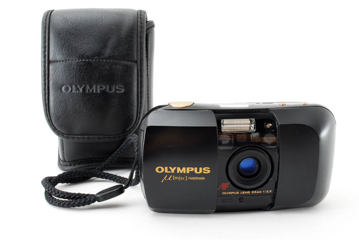 オリンパス OLYMPUS μ 35mm F3.5 パノラマ ブラック-