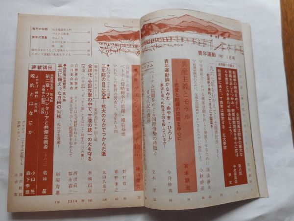 『青年運動　No.41』1967年1月号　日本民主青年同盟中央委員会　日本共産党_画像3