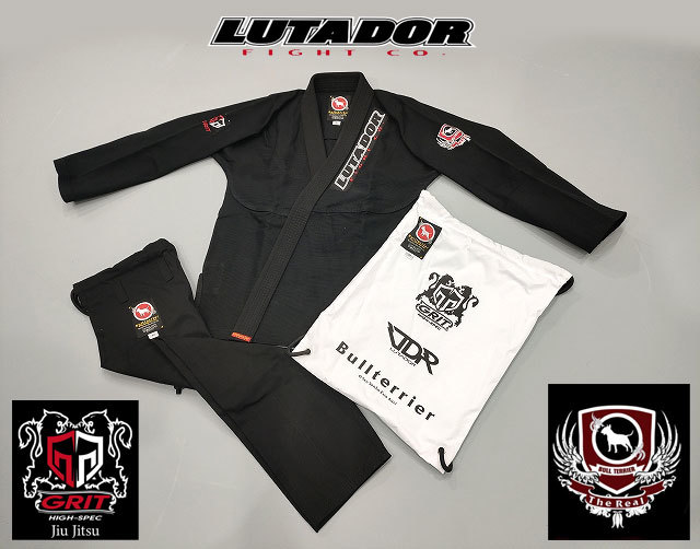 GRIT×BULLTERRIER×LUTADOR コブラ LUTADOR ルタドール ウルトラライトモデル 軽量 ブルテリア JIU JITSU ブラジリアン柔術 柔術衣 軽いBKの画像1