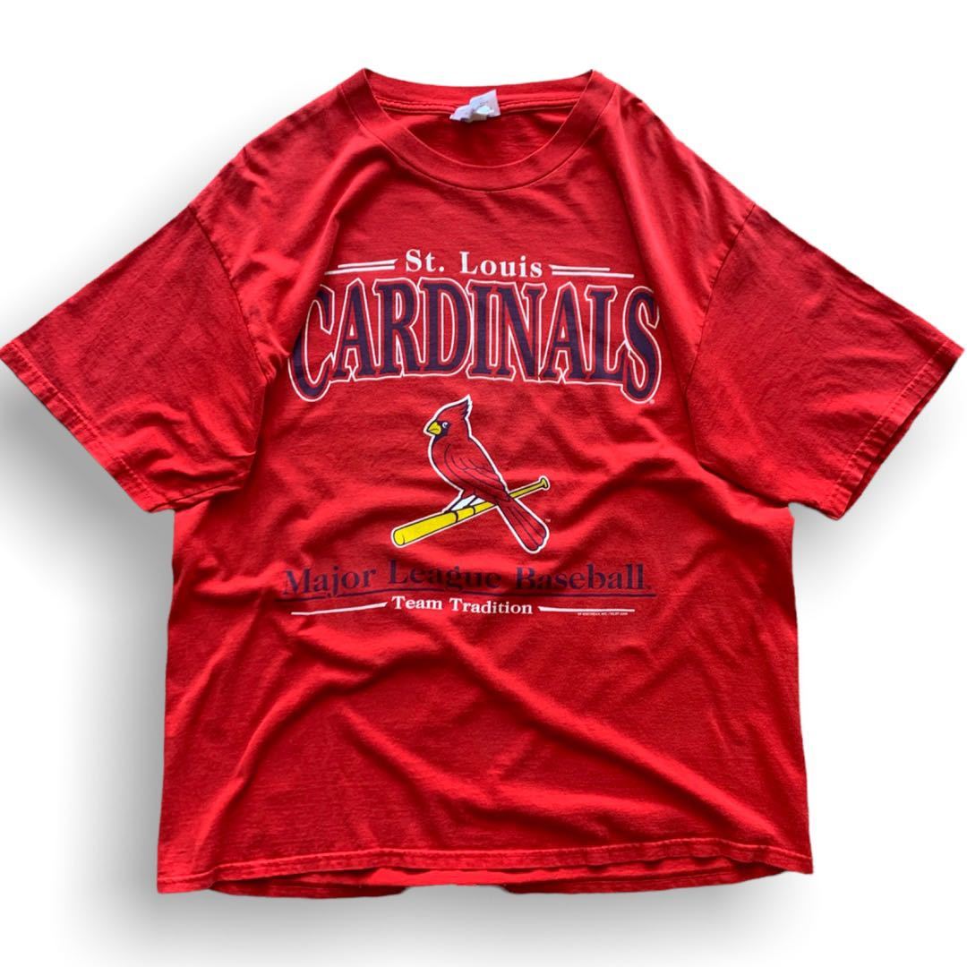210507HKN4● CARDINALS 1990S 1990'S カージナルス 半袖Tシャツ Tシャツ (XL) baseball tシャツ ベースボール_画像1