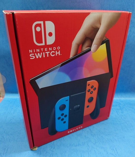 ■●【】任天堂◆ニンテンドースイッチ 有機ELモデル 本体◆Nintendo Switch Joy-Con(L) ネオンブルー/(R) ネオンレッド◆ -03-